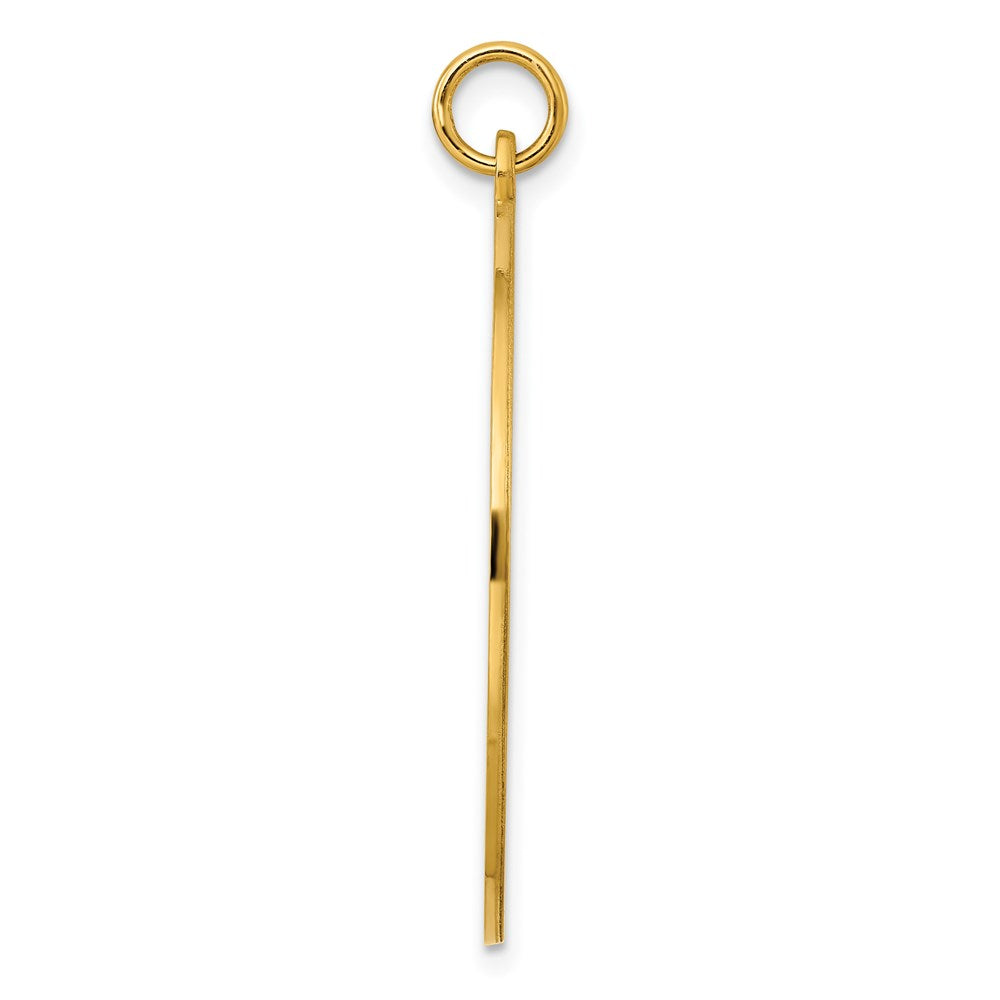 Ss/vergoldet Sterlingsilber Gp Gravierbar Rund Poliert Plättchen Charm
