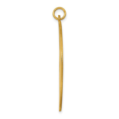 Ss/vergoldet Sterlingsilber Gp Gravierbar Rund Poliert Plättchen Charm