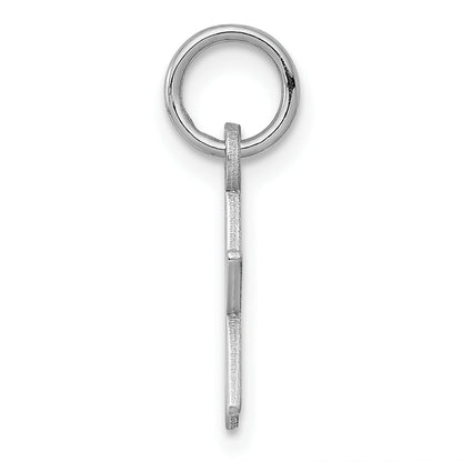 Sterlingsilber Rhodiniert Gravierbar Stern Plättchen Charm