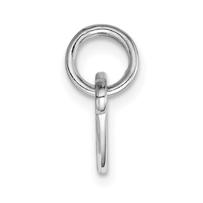 Sterlingsilber Ss Rhodiniert-plt Gravierbar Doppelt Herz Poliert Vorderseite/satin Rückseite Platte