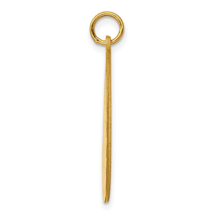 Ss/vergoldet Sterlingsilber Gp Gravierbar Rund Poliert Plättchen Charm