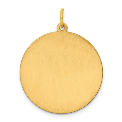 Ss/vergoldet Sterlingsilber Gp Gravierbar Rund Poliert Plättchen Charm