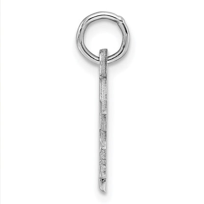 Sterlingsilber Rhod-plate Rot Emaille Right Zugewandt Junge Kopf Plättchen Charm