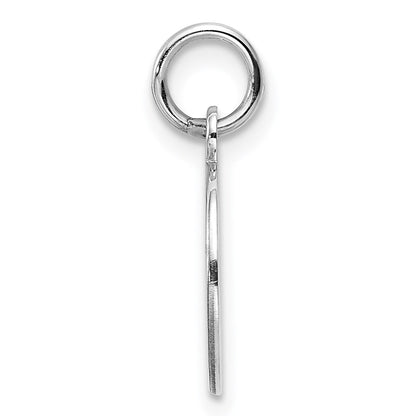 Sterlingsilber Rhod-plate Rosa Emaille Left Zugewandt Mädchen Kopf Plättchen Charm