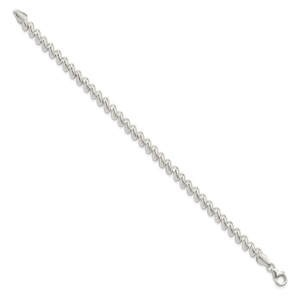 7.5 Zoll Sterlingsilber 6mm San Marco Armband
