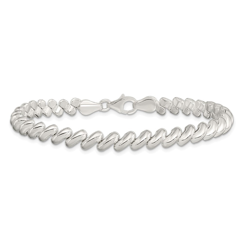 7.5 Zoll Sterlingsilber 6mm San Marco Armband