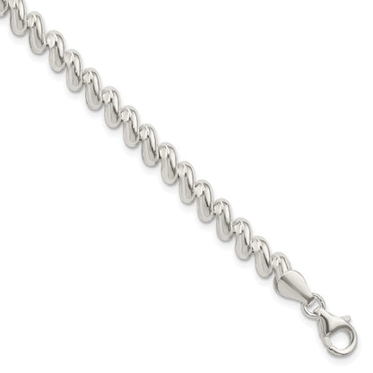 7.5 Zoll Sterlingsilber 6mm San Marco Armband