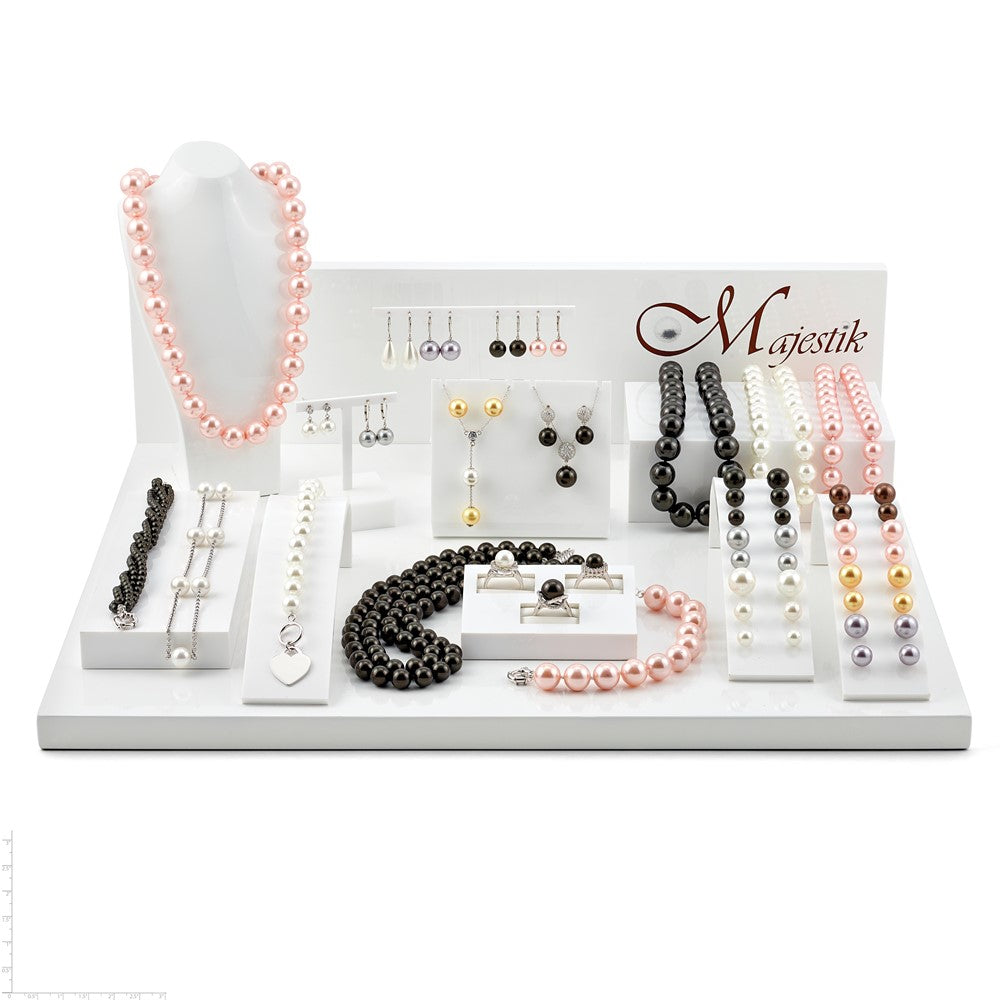 Non Metal Majestik Muschel Perle Kollektion Display