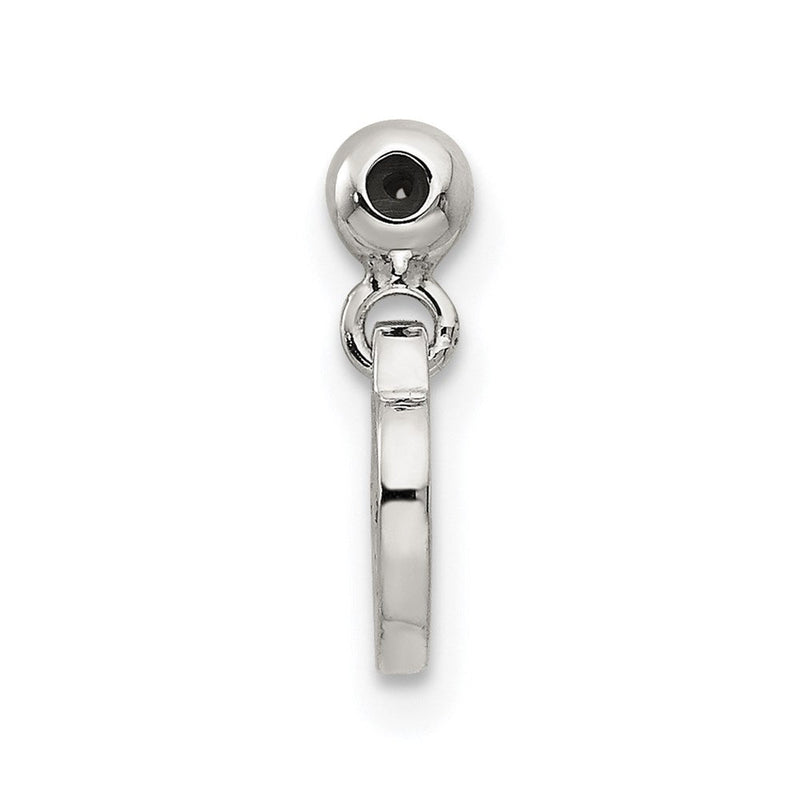 Sterlingsilber Mio Memento Hängend Herz Charm
