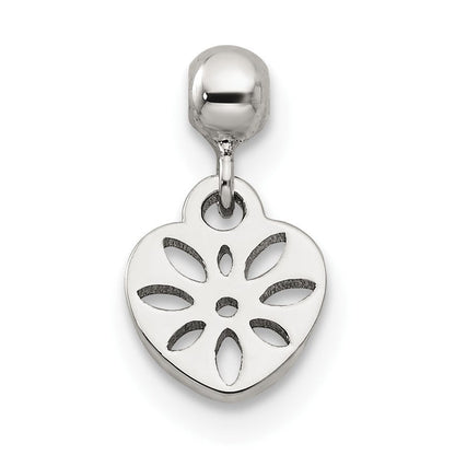 Sterlingsilber Mio Memento Hängend Herz Charm