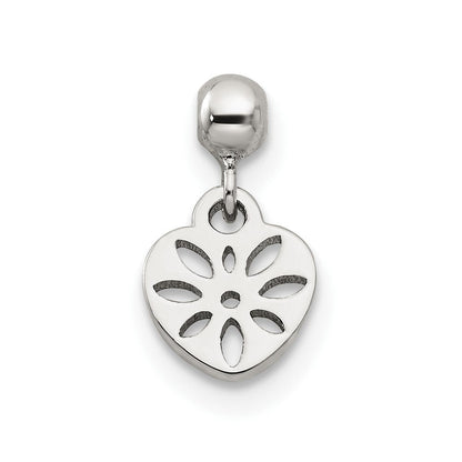 Sterlingsilber Mio Memento Hängend Herz Charm