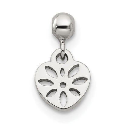 Sterlingsilber Mio Memento Hängend Herz Charm