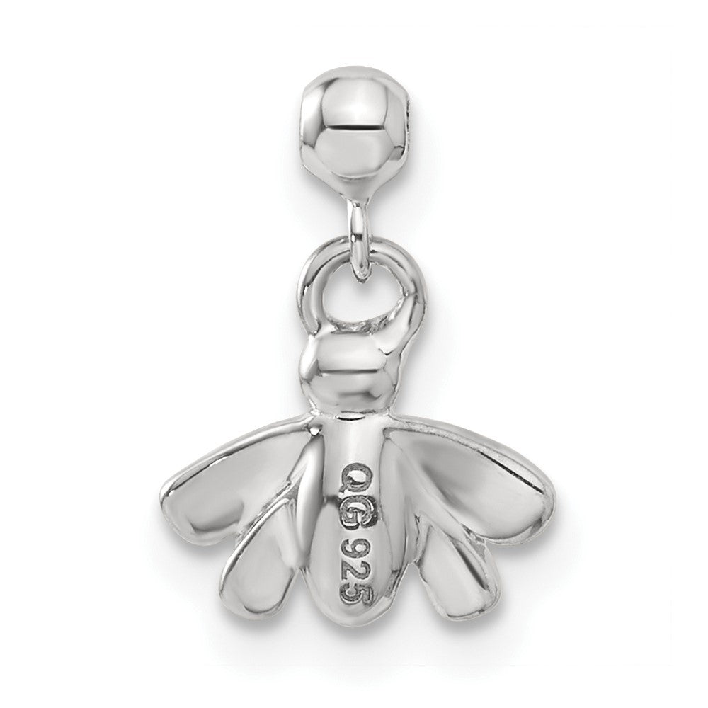 Sterlingsilber Mio Memento Swarovski Kristall Emaille Hängend Biene Charm