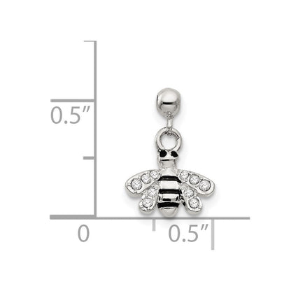 Sterlingsilber Mio Memento Swarovski Kristall Emaille Hängend Biene Charm