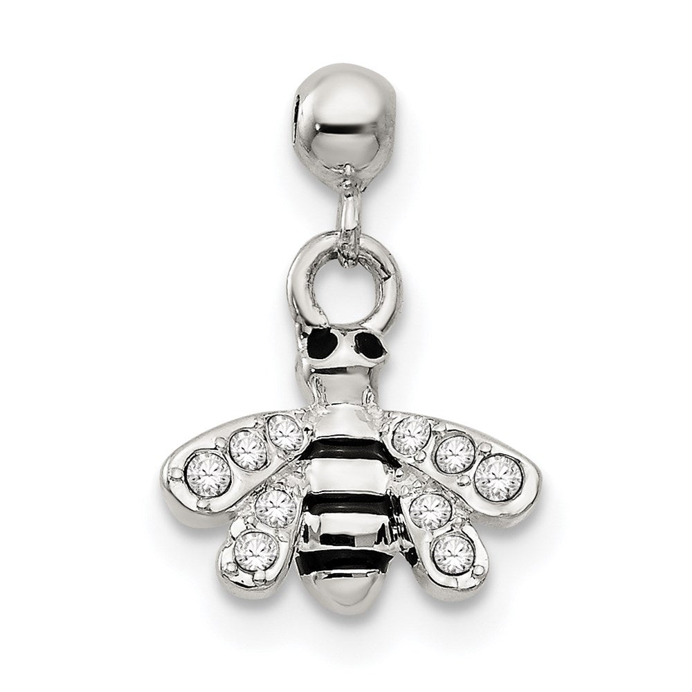 Sterlingsilber Mio Memento Swarovski Kristall Emaille Hängend Biene Charm