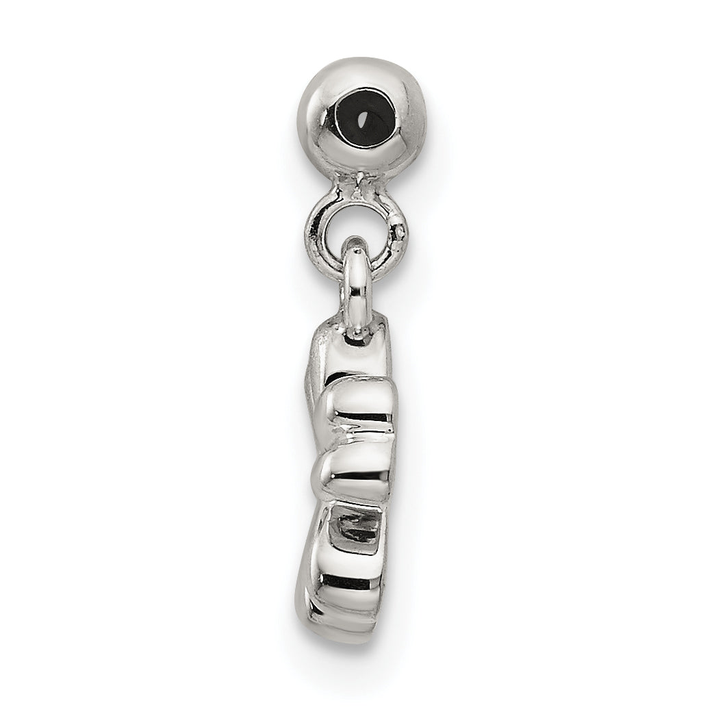 Sterlingsilber Mio Memento Swarovski Kristall Hängend Klee Charm