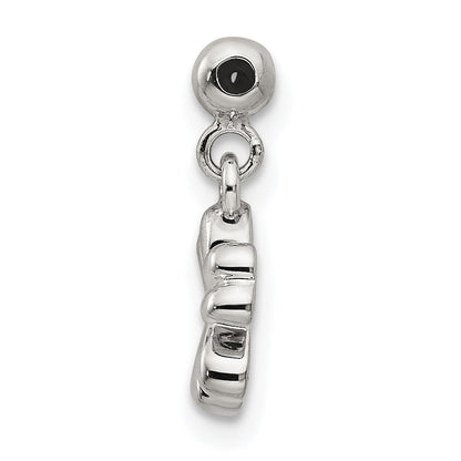Sterlingsilber Mio Memento Swarovski Kristall Hängend Klee Charm