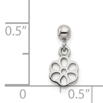 Sterlingsilber Mio Memento Hängend Blume Charm