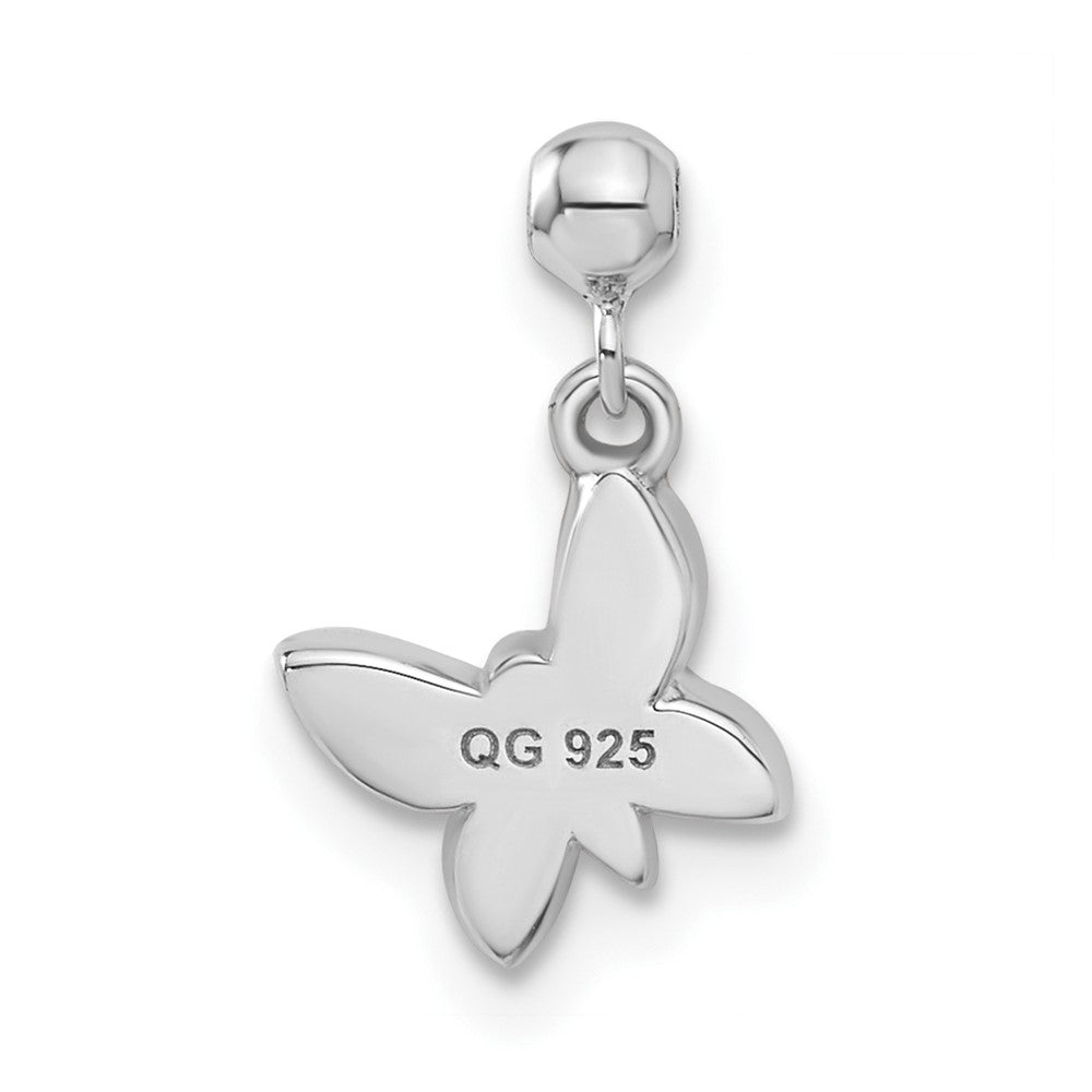Sterlingsilber Mio Memento Emaille Hängend Schmetterling Charm