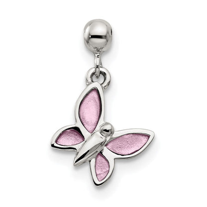 Sterlingsilber Mio Memento Emaille Hängend Schmetterling Charm
