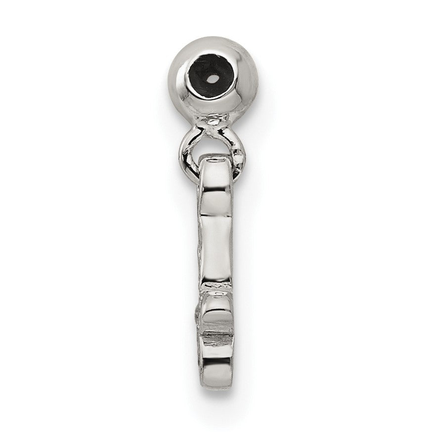 Sterlingsilber Mio Memento Zirkonia Hängend Schmetterling Charm