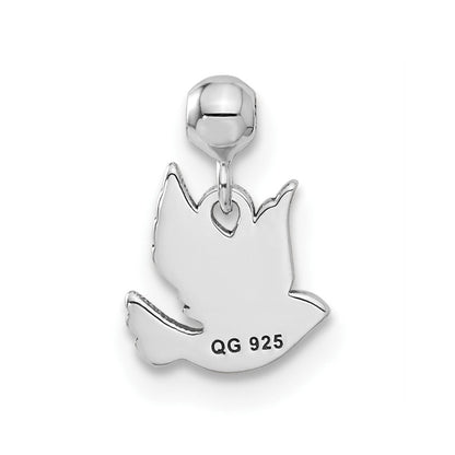 Sterlingsilber Mio Memento Hängend Vogel Charm