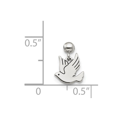 Sterlingsilber Mio Memento Hängend Vogel Charm