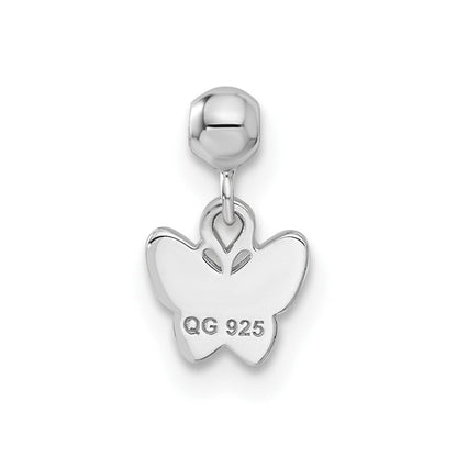 Sterlingsilber Mio Memento Emaille Hängend Schmetterling Charm