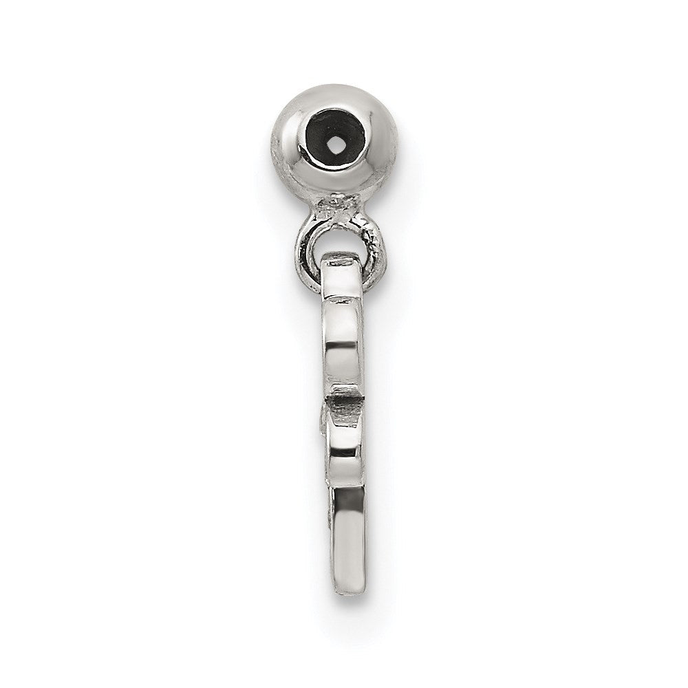 Sterlingsilber Mio Memento Emaille Zirkonia Hängend Libelle Charm