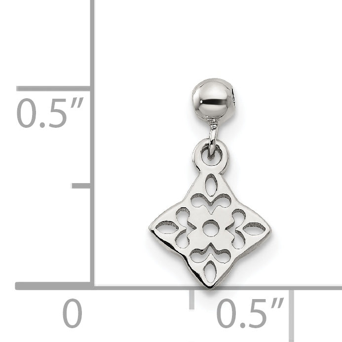 Sterlingsilber Mio Memento Hängend Charm