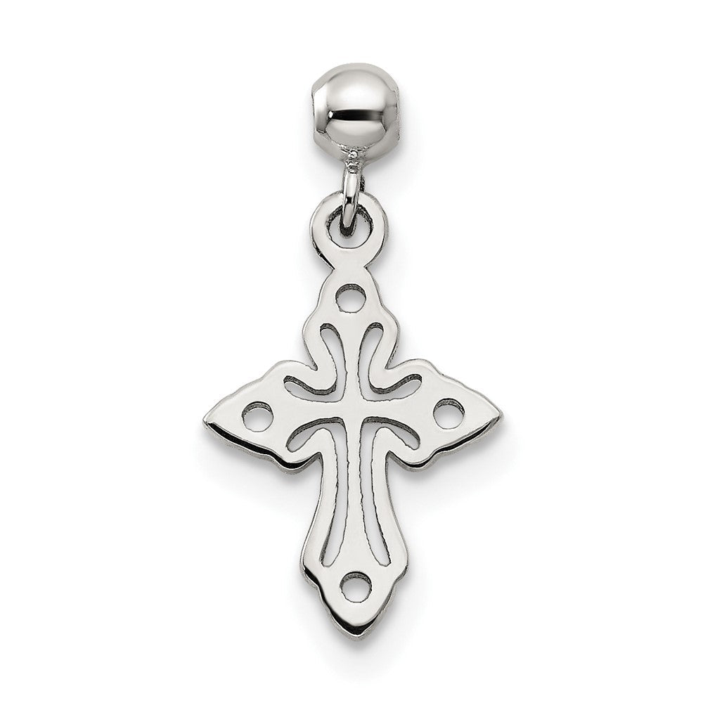 Sterlingsilber Mio Memento Hängend Kreuz Charm