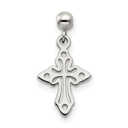 Sterlingsilber Mio Memento Hängend Kreuz Charm