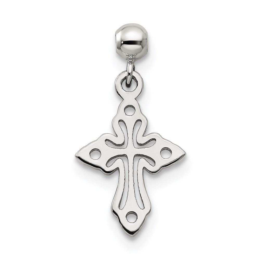 Sterlingsilber Mio Memento Hängend Kreuz Charm