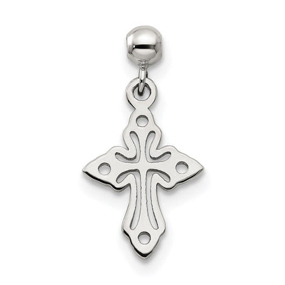Sterlingsilber Mio Memento Hängend Kreuz Charm