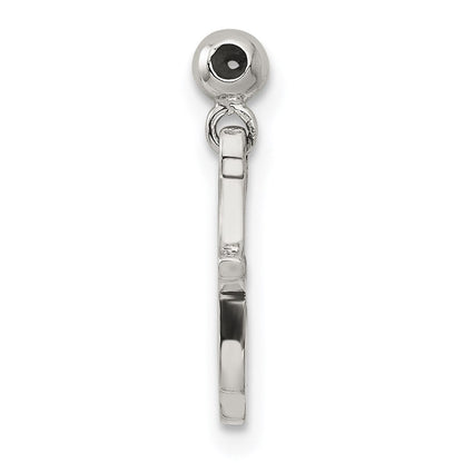 Sterlingsilber Mio Memento Emaille Hängend Hamsa Charm