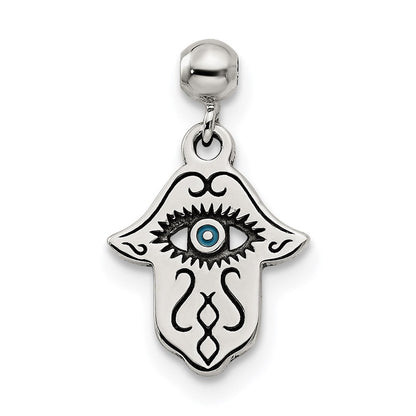 Sterlingsilber Mio Memento Emaille Hängend Hamsa Charm