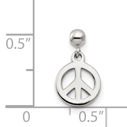Sterlingsilber Mio Memento Hängend Frieden Charm