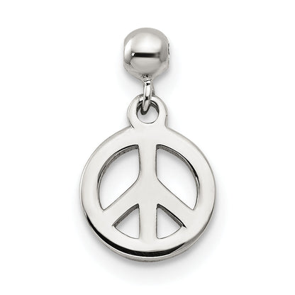 Sterlingsilber Mio Memento Hängend Frieden Charm