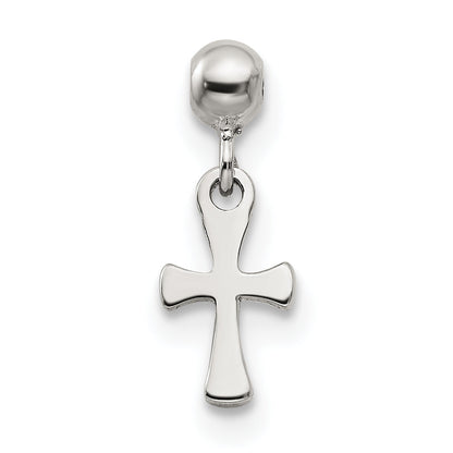 Sterlingsilber Mio Memento Hängend Kreuz Charm