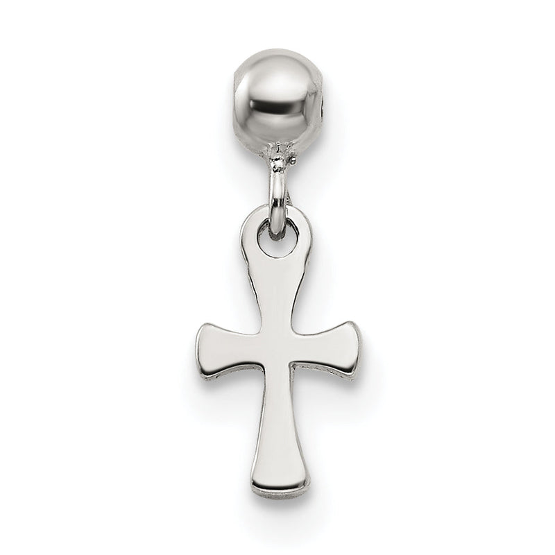 Sterlingsilber Mio Memento Hängend Kreuz Charm