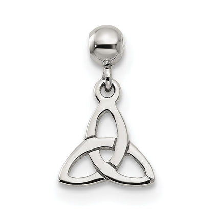 Sterlingsilber Mio Memento Hängend Dreifaltigkeit Knoten Charm