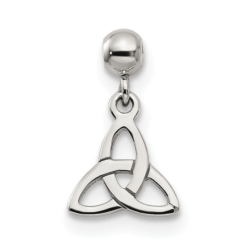 Sterlingsilber Mio Memento Hängend Dreifaltigkeit Knoten Charm