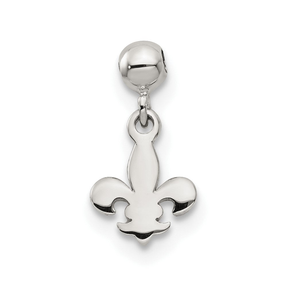 Sterlingsilber Mio Memento Hängend Fleur De Lis Charm