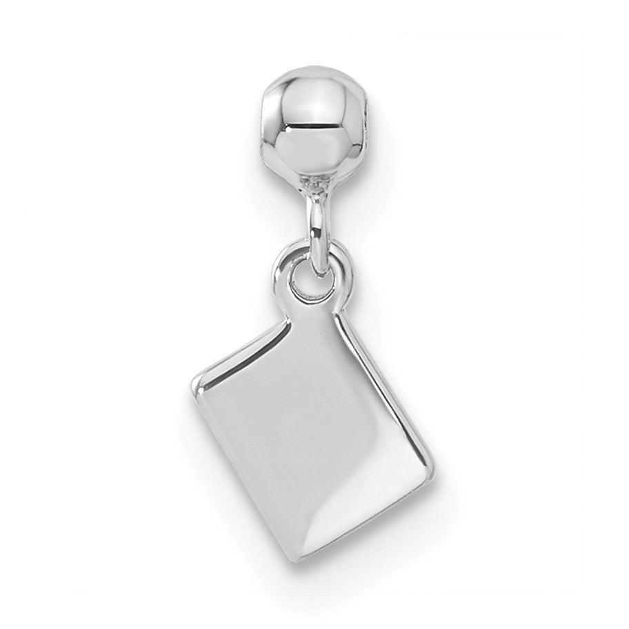 Sterlingsilber Mio Memento Emaille Hängend Kreuz Charm