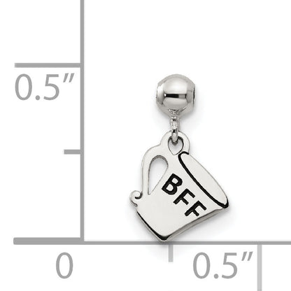Sterlingsilber Mio Memento Emaille Hängend Cup Charm