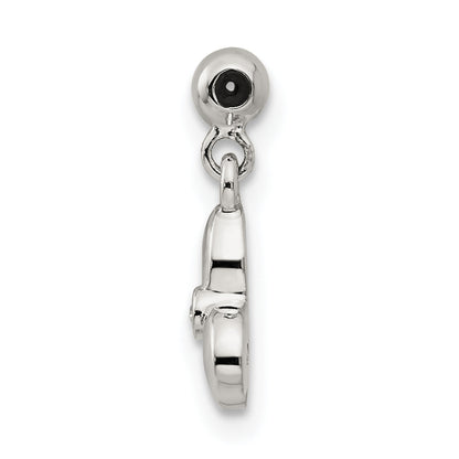 Sterlingsilber Mio Memento Swarovski Kristall Hängend Schleife Charm
