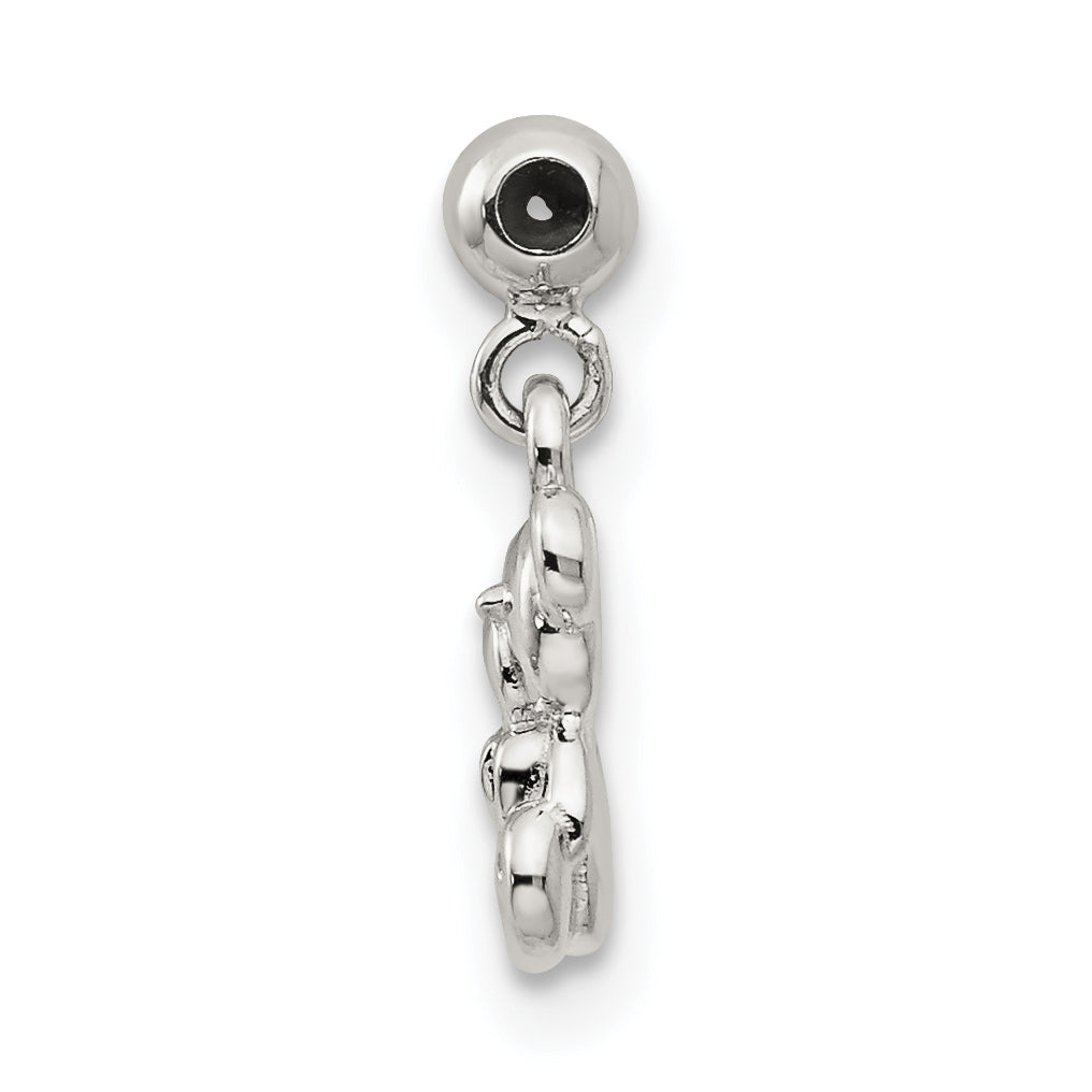 Sterlingsilber Mio Memento Hängend Teddy Bär Charm