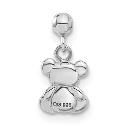 Sterlingsilber Mio Memento Hängend Teddy Bär Charm