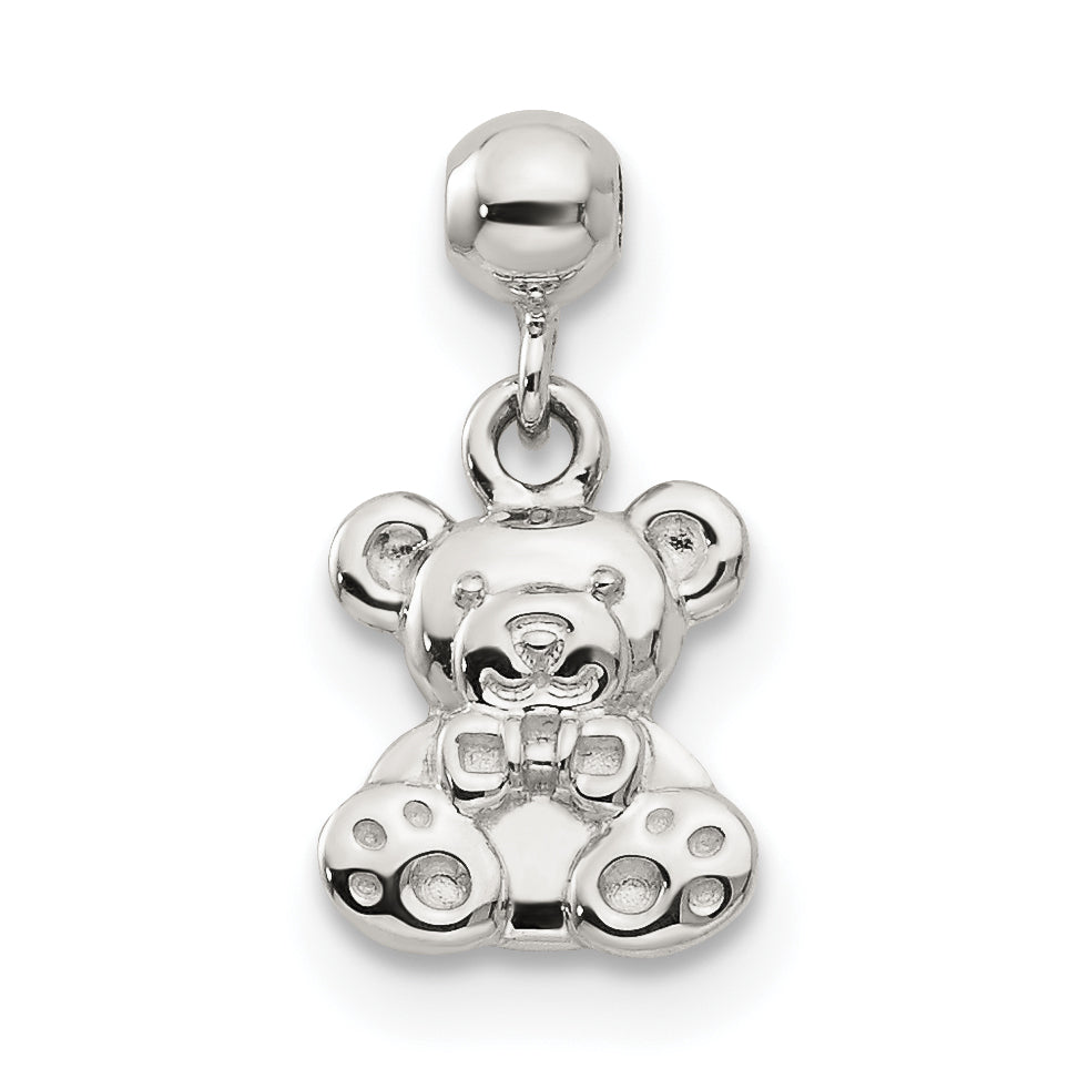 Sterlingsilber Mio Memento Hängend Teddy Bär Charm