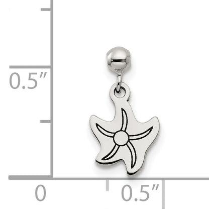 Sterlingsilber Mio Memento Hängend Seestern Charm